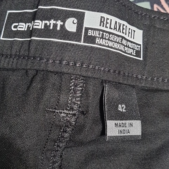 Carhartt Force Black Work Shorts Size 42 NWT - Picture 3 of 6